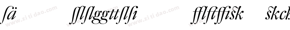 DTLProkyonSTLight Italic字体转换